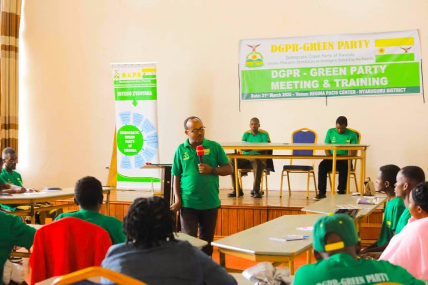 NYARUGURU: Ishyaka Green Party ryiyemeje gushyira imbere ubuvugizi buganisha ku iterambere ry'umuturage.