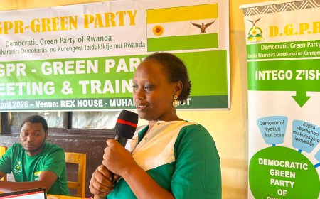 MUHANGA: Green Party yasabye abarwanashyaka bayo kujya bitabira gahunda za Leta.