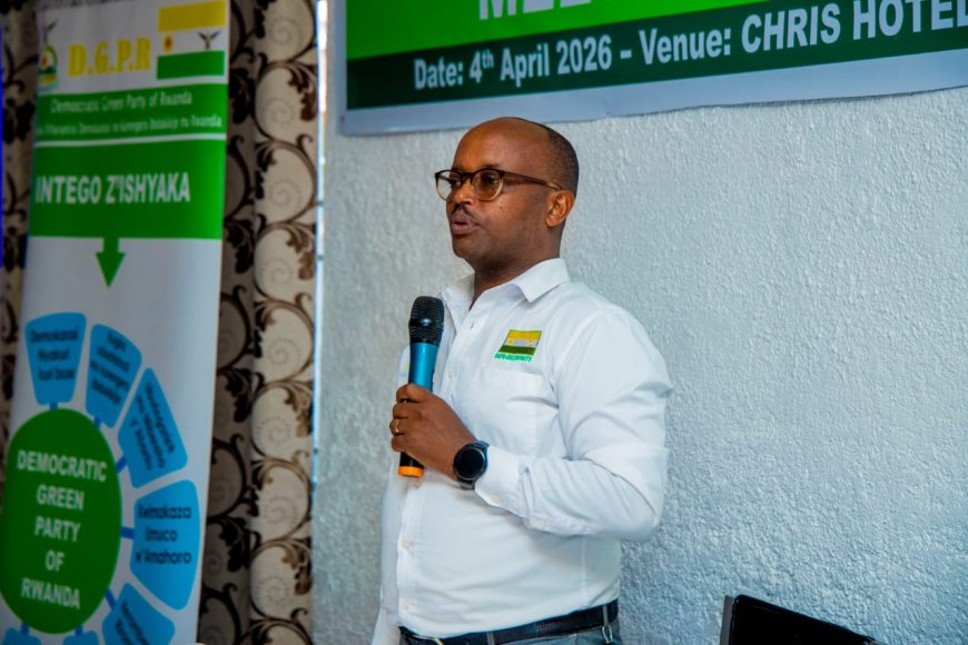 KAMONYI: Basobanuriwe intego z’Ishyaka DGPR Green Party mu Gihugu.