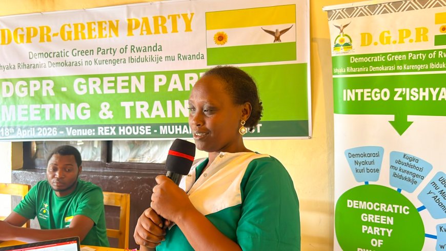 MUHANGA: Green Party yasabye abarwanashyaka bayo kujya bitabira gahunda za Leta.