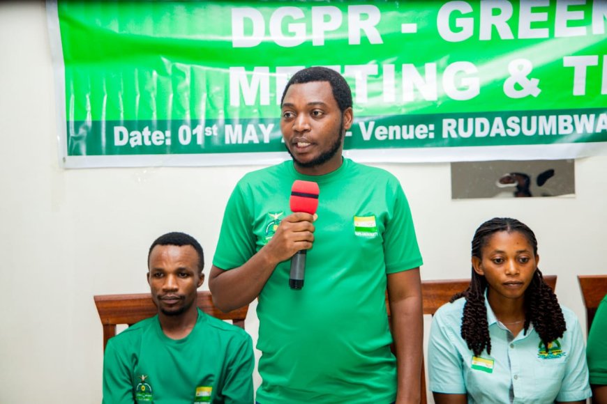 RWANDA: Green Party yibukije abo mu karere ka Gisagara amahame yayo.