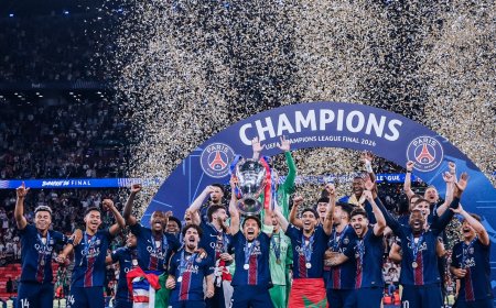 Ikipe ya Paris Saint-Germain FC yegukanye UEFA Champions Legue.