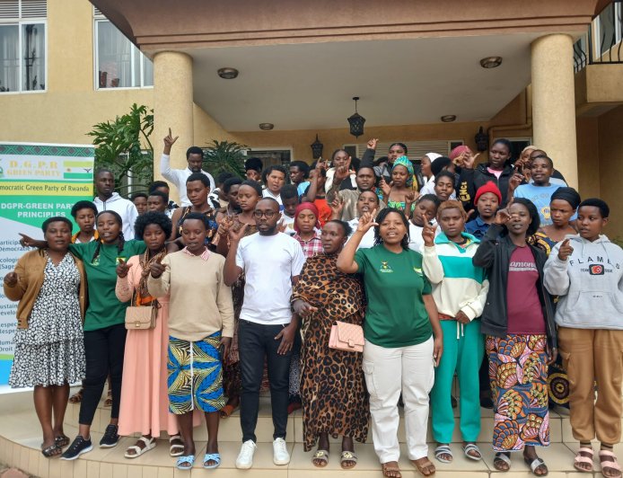 Ishyaka DGPR-Green Party rikomeje kugaba amashami i Burera, Aba Bungwe na bo batoye abayobozi.